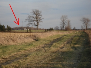 Access Road, Cemetery On The Left brown2